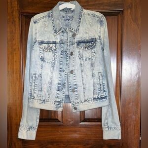 Bethany Mota Light-Wash Denim Jacket